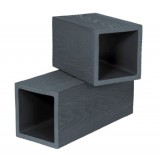 POLIVAN Столб опорный 3D WOOD (125*125), цвет ЧЁРНЫЙ POLIVAN Столб опорный 3D WOOD (125*125), цвет ЧЁРНЫЙ